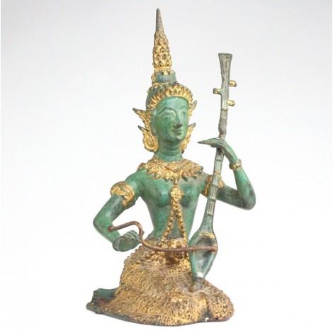 veche statueta Rattanakosin " Phra Aphai Mani ". Thailanda. cca 1920